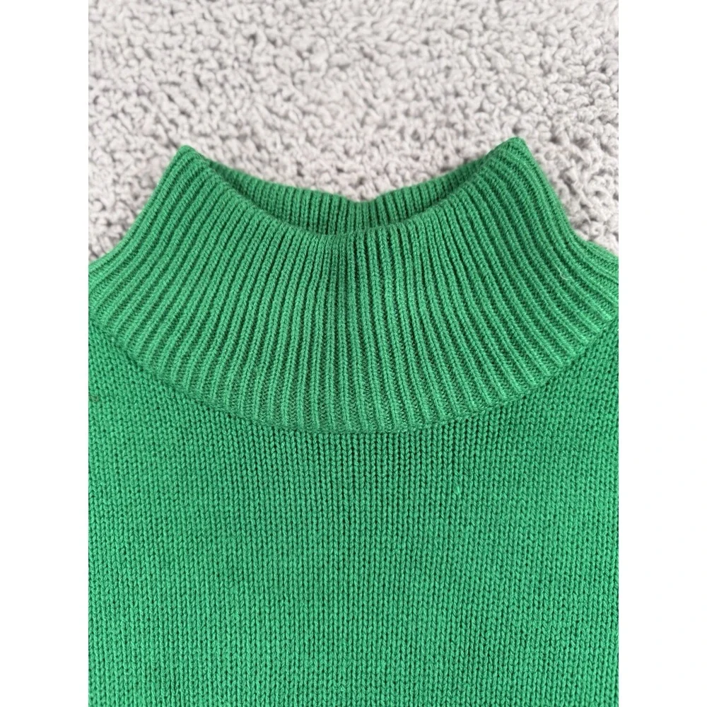 Vintage Southpole Turtleneck Sweater Mens 2XL Green‎ Logo Spell Out Long Sleeve
